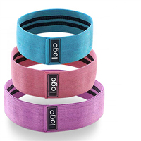 Bandes de Résistance Imperméables Antidérapantes pour Exercices à Domicile et Sportifs pour Seniors, Lot de 3 Niveaux, Durables et Personnalisables