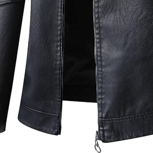 Dernière conception 2025 veste de moto en cuir de course automobile confortable pour une utilisation en extérieur col montant avant imperméable respirant unisexe - Product Image 3