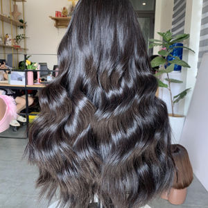 Extensions de cheveux 100% naturels Remy vierges pour tissage, style bouclé crépu, trame simple, vente en gros du Vietnam - Product Image 1