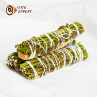 Nuevos palitos de 4 pulgadas Natural Palo Santo Rue Smudge para incienso de Perú a precio mayorista