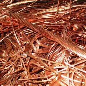 Commercio all'ingrosso di metallo sfuso 4mm Mill-Berry brillante in rame rosso puro filo nudo cavo di scarto 99.9 99.99%