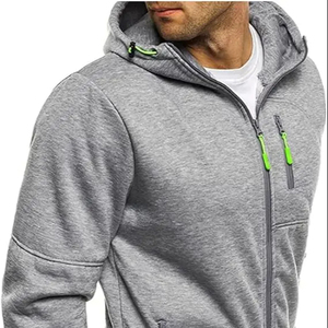 Conjunto Deportivo de Otoño para Hombre de Alta Calidad, Sudadera con Cremallera y Pantalones Jogger de Poliéster/Algodón, Secado Rápido, Resistente al Viento - Product Image 3