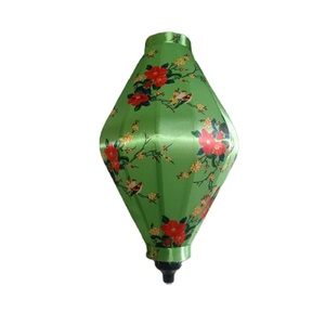 Farol Vietnamita de Bambú de Gran Tamaño, Ecológico, con Diseño de Flores Pintadas, Decoración para el Hogar, Artesanía Tradicional para Año Nuevo - Product Image 6