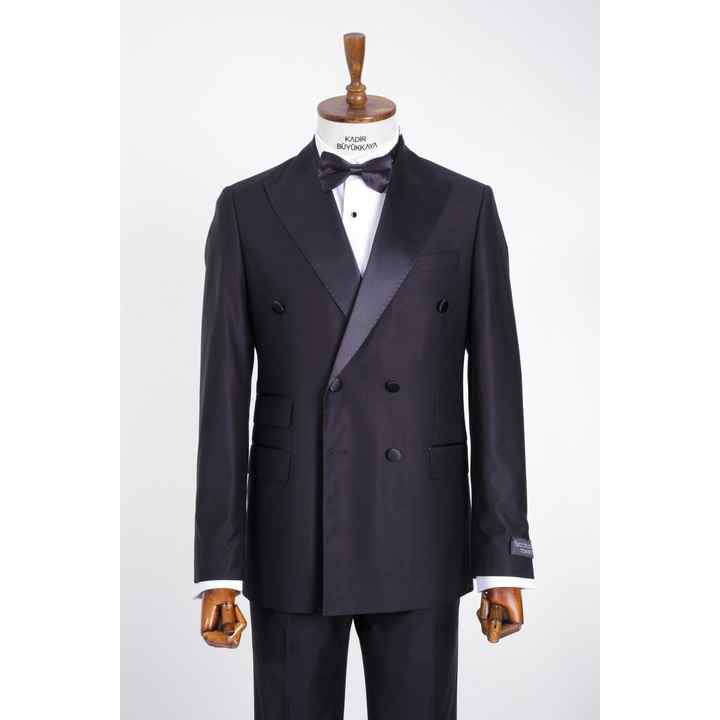 Shawl Collar Men's Double Breasted Tuxedo Suit