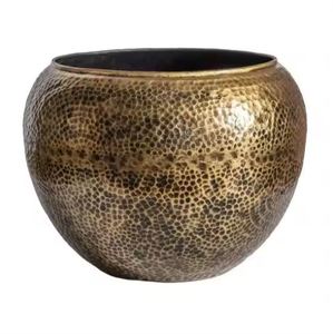 Jardinière ronde en fer de couleur grise pour nourrir les plantes Jardinières Jardinières Pot Extérieur Décoratif pour la maison Supports de plantes d'intérieur - Product Image 3