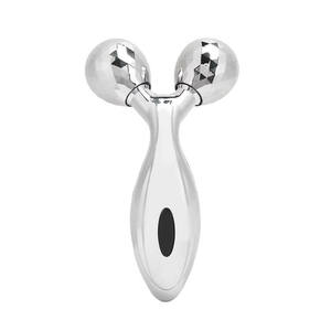 Masseur facial 3D Myrva en acier inoxydable, vibration, portable, rechargeable par USB, appareil de lifting du visage manuel - Product Image 3