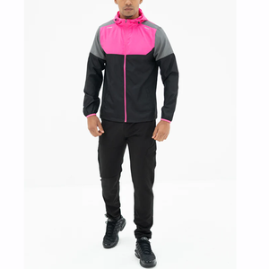 Sudadera deportiva para exteriores para hombre, transpirable, sostenible, colección de otoño, estampado, color bloqueado, bordado, adultos - Product Image 2