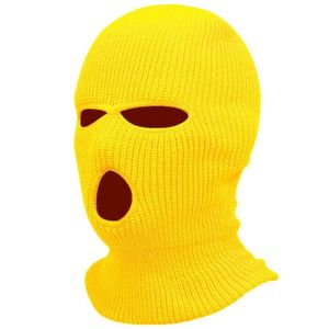 High Quality Custom Embroidered Logo Warm <b>Face</b> Cover Ski Mask Winter 3 Hole Balaclava for Skiing - Product Image 5