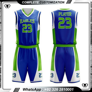 Uniforme de Baloncesto Hecho en Pakistán, Uniforme de Baloncesto Juvenil de Estilo Nuevo Hecho a Medida al por Mayor - Product Image 4