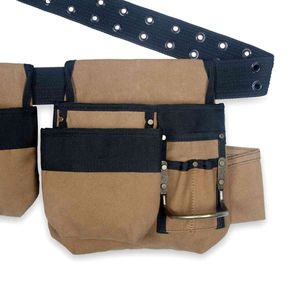 Bolsa de herramientas de electricista de cuero genuino de diseño cómodo, herramienta de carpintero, precio bajo, bolsa grande hecha a mano de cuero de buena calidad - Product Image 4