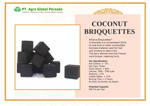 Briquettes de coque de noix de coco de haute qualité pour barbecue, charbon à longue flamme, sans fumée et à haute production de chaleur, meilleur produit agricole - Product Image 6