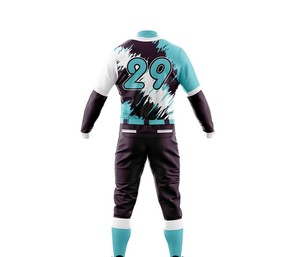 Nouveaux ensembles d'uniformes de baseball vierges personnalisables par impression, sublimés, vente en gros, vêtements de sport unisexe professionnels, séchage rapide - Product Image 5