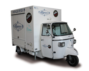 Tricycle Électrique Food Truck, Chariot de Restauration Mobile, Véhicule de Restauration de Rue à Trois Roues, Van pour Café, Pizza, Tacos, Glaces, Résistant à la Rouille, Garantie 5 Ans - Product Image 1