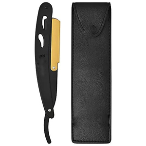 Maquinilla de afeitar recta de garganta cortada de peluquero de alta calidad, maquinilla de afeitar de salón profesional - Product Image 4