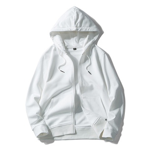 Sweat à capuche d'hiver pour femmes de haute qualité 100% coton doublé polaire épais chaud avec poche zippée couleur unie sur mesure - Product Image 2