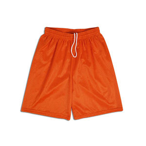 2025 <b>Men's</b> Sporty Quick-Drying <b>Mesh</b> Joggers Gym <b>Shorts</b> Elastic Waist Fitness Athletic Workout with Plain Dyed Technique - Product Image 3