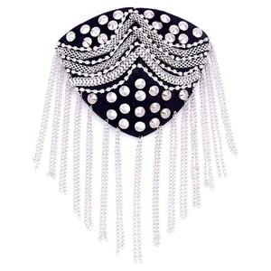 Charreteras de hombro de uniforme de aviación hechas a mano de alta calidad, Pin personalizado en insignias de hombro bordadas, insignias tácticas de lingotes - Product Image 3