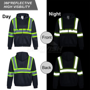 Sudadera de Seguridad de Manga Larga con Nuevo Diseño, Algodón y Poliéster, Precio al por Mayor, Sudadera de Alta Visibilidad Hecha en Pakistán - Product Image 5