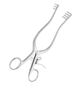 WEITLANER 200 mm 7.78 \ "Écarteur à retenue automatique 3x4 broches semi-tranchant en acier inoxydable non stérile Adson - Product Image 2