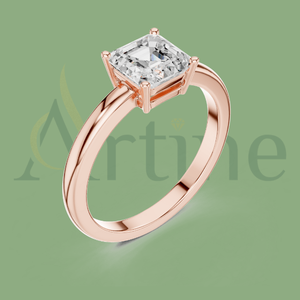 14K Stackable <b>Thin</b> <b>Rings</b> Set for Girls - Product Image 1