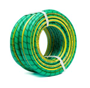 Juego de tubos de manguera de agua de jardín de PVC versátil de 1/2 \ "carrete de riego flexible suave con diseño de Miami Material de goma de plástico automático - Product Image 1