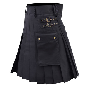 Falda de trabajo de utilidad moderna con logotipo personalizado para hombres 2025 último diseño acrílico profesional moda masculina - Product Image 3