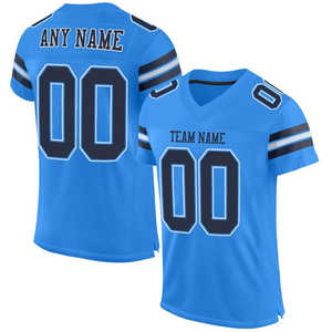 Performance American Football Jersey Custom Moisture Wicking Lightweight Breathable Uniform <b>for</b> Schools <b>Clubs</b> Teams - Product Image 4