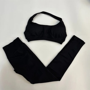 Conjuntos de 2 piezas, conjunto deportivo para mujer, conjunto deportivo para mujer, ropa de Yoga de secado rápido, entrenamiento, conjuntos de sujetador de gimnasio para mujer, absorción de humedad OEM - Product Image 2