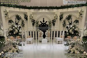 Estilo abierto Srilankan Poruwa Ceremonia Escenario Decoración Mejor evento Decoración Boda abierta Escenario Boda hindú Escenario abierto Mandap Decor EE. UU. - Product Image 2