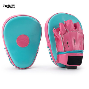 Thai Kick Training Mitt Five-Finger Leather Hand Target Fitness Focus Punch Pads Thickened <b>Dummy</b> for Martial Arts Boxing - Product Image 1