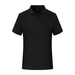 Polo de manga corta con botones clásicos esenciales de algodón de alta calidad para hombre y mujer, Impresión de logotipo personalizado al por mayor 2025 - Product Image 6