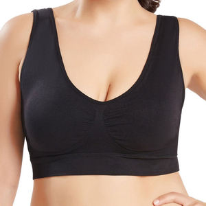 Soutien-gorge de sport sans couture de haute qualité pour femmes, séchage rapide, respirant, léger, antibactérien, vêtements de sport sexy, haut court rembourré, nouveauté - Product Image 2