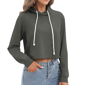 เสื้อสเวตเตอร์แบบสวมหัวมีฮู้ดของผู้หญิงสไตล์แฟชั่นแขนยาวแบบสั่งตัด - Product Image 1