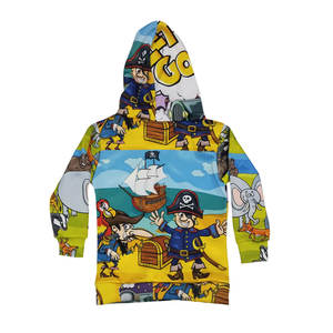 Sudaderas con capucha y cremallera de sublimación polar de poliéster para niños personalizadas - Product Image 2