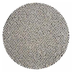 Table de centre de café en incrustation d'os au design géométrique Mobilier indien fait à la main pour le salon Table d'appoint moderne - Product Image 3