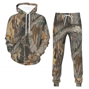 2025 survêtements en coton de qualité supérieure Sublimation imprimé à capuche conception survêtements personnalisé respirant élégant hommes 2 pièces ensemble - Product Image 2