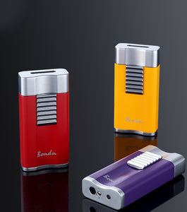 Encendedor de cigarros plano clásico a prueba de viento, encendedor de Metal de fuego único, encendedor de regalo con logotipo personalizado - Product Image 6