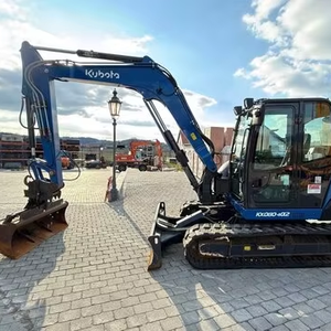 รถขุด Kubota KX080-4A2 ขนาด 8 ตัน 63 แรงม้า เครื่องยนต์ดีเซล ระบบไฮดรอลิก แบบตีนตะขาบ พร้อมห้องโดยสาร สำหรับงานก่อสร้าง ขาย - Product Image 1