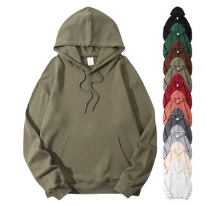 Sudadera con Capucha de Forro Polar para Hombre, 100% Algodón, de Primera Calidad, Transpirable, de Secado Rápido, Diseño Sólido, Ropa Casual para Adultos - Product Image 1