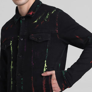 Meilleure vente sur mesure ensemble short décontracté 2 pièces en jean pour hommes motif uni imprimé texturé vêtements quotidiens écologiques du Pakistan - Product Image 4