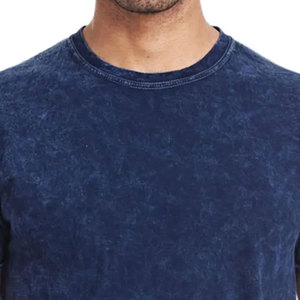 Camisetas de algodón 100% con lavado ácido para hombre, nuevo diseño, moda para exteriores, venta al por mayor - Product Image 5