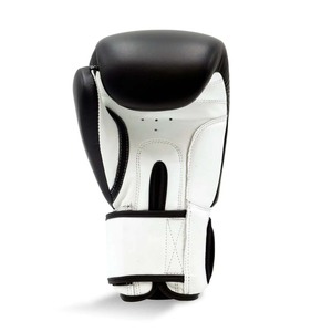 Venta al por mayor profesional de la mejor calidad de cuero de vaca guantes de perforación de diseño personalizado con logotipo de moda artes marciales guantes de boxeo - Product Image 6