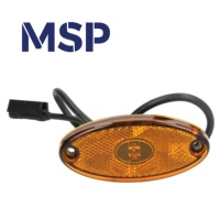 31-2304-017 - Aspock FLATPOINT II LED - Montage en surface, connexion P&R avec câble de 0,5 m - Pièces et accessoires pour remorques MSP Export