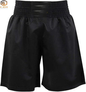 Short de boxe Muay Thai kickboxing en tissu satiné de haute qualité MMA Arts martiaux - Product Image 6