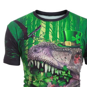 เสื้อยืดกีฬาระบายอากาศของผู้ชายสีทึบผ้าโพลีเอสเตอร์/ ผ้าฝ้ายผ้าซับลิเมชันสวมใส่สบาย - Product Image 2