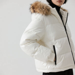 Chaqueta acolchada de Invierno para mujer con logotipo personalizable 2025, gruesa, a prueba de viento, impermeable, talla grande, abrigo cálido, lona transpirable de algodón - Product Image 2