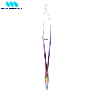 Tijeras de Acero Inoxidable de 4.7 Pulgadas con Microresorte para Cutículas, Cejas y Uñas, Herramienta de Precisión para el Cuidado de la Belleza de INNOVAMED - Product Image 5