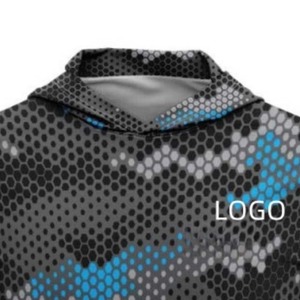 Alto rendimiento al aire libre UPF 50 protección Uv antibacteriano que absorbe la humedad poliéster Spandex Camo con capucha pesca Sudadera con capucha 2025 - Product Image 5