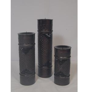 Laiton nickelé argent finition bougeoir forme ronde pour la décoration de la maison cadeau et éclairage au prix de gros - Product Image 3