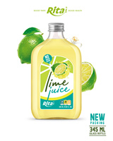 Hoge Kwaliteit 345Ml Vers Limoensap Zonder Toegevoegde Suikerpuree Smaak Snelle Levering Vietnam Fabrikant Fruit Groentesap Fles